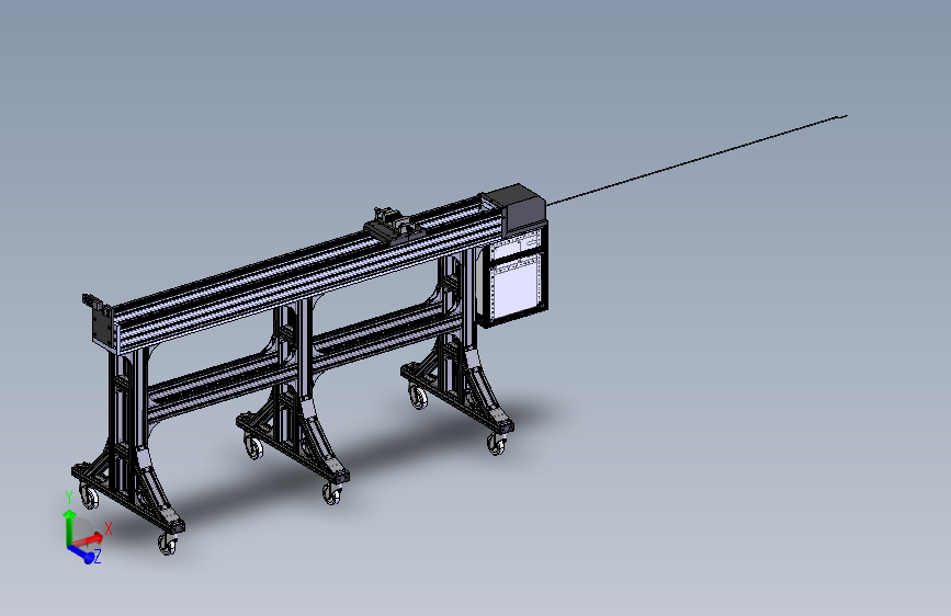 09滑台位移平台 XY线性轨道-STP