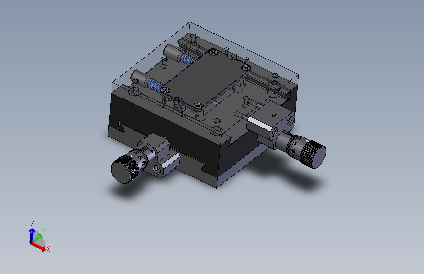 08滑台位移平台 XY线性轨道-STP