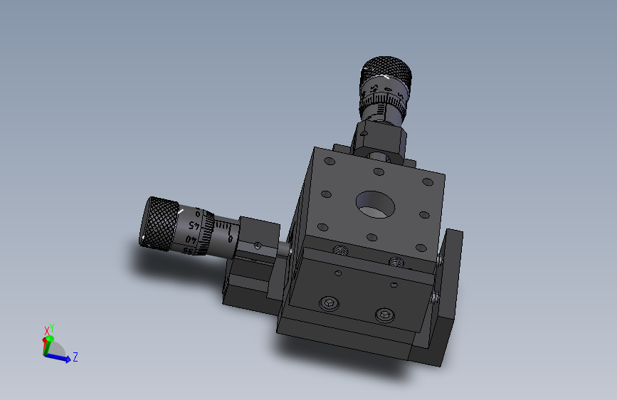 06滑台位移平台 XY线性轨道-STP