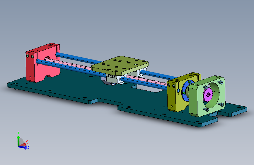 04滑台位移平台 XY线性轨道-SW19