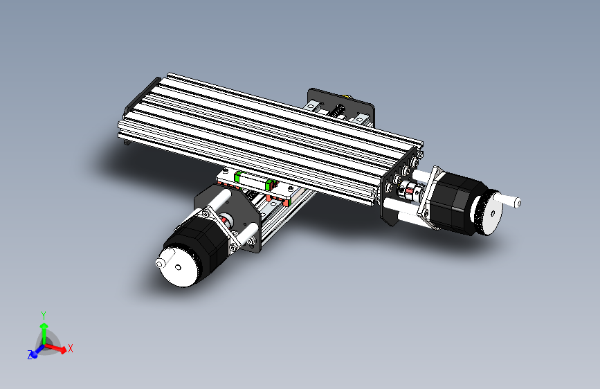 02滑台位移平台 XY线性轨道-SW16