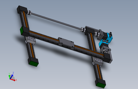 20滑台位移平台 XY线性轨道-STP