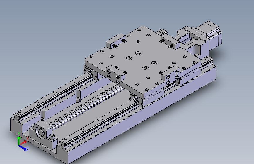 19滑台位移平台 XY线性轨道-STP