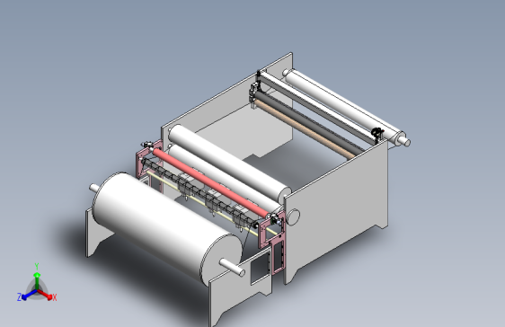 打标收放切割机构