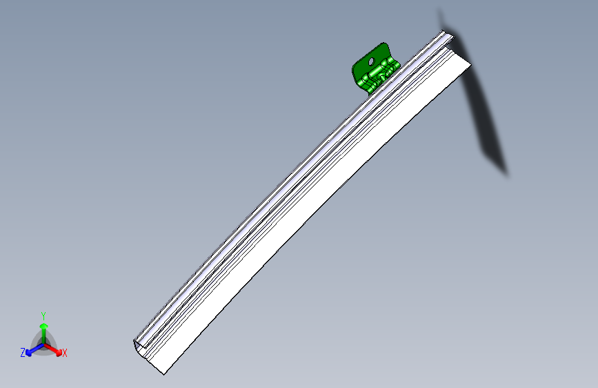 长城 VV7 -前后门玻璃前导轨总成