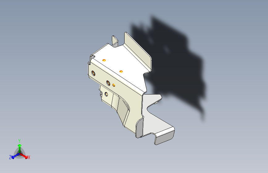 长城哈弗H1 -机盖铰链右安装板总成