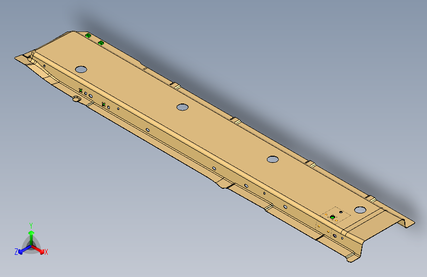 长城哈弗H1 -左门槛梁内板前段总成