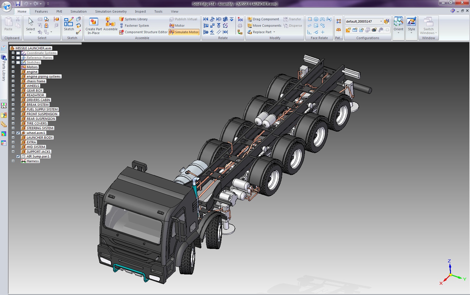 导弹发射车 Brahmos Missile Launcher Truck 洲际导弹移动发射车
