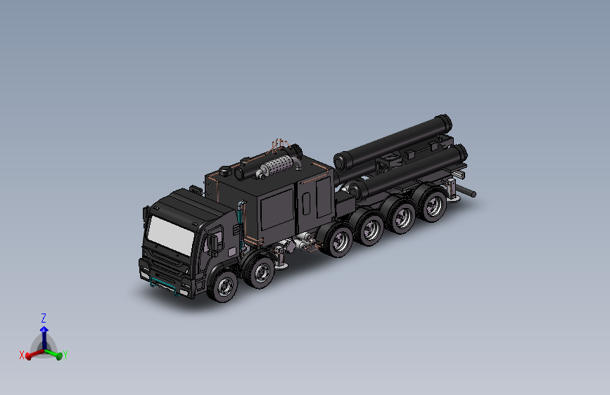 导弹发射车 Brahmos Missile Launcher Truck 洲际导弹移动发射车