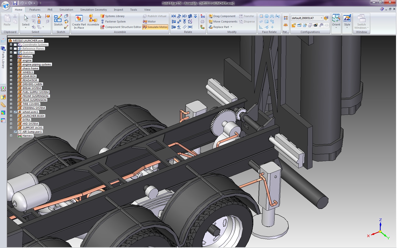 导弹发射车 Brahmos Missile Launcher Truck 洲际导弹移动发射车