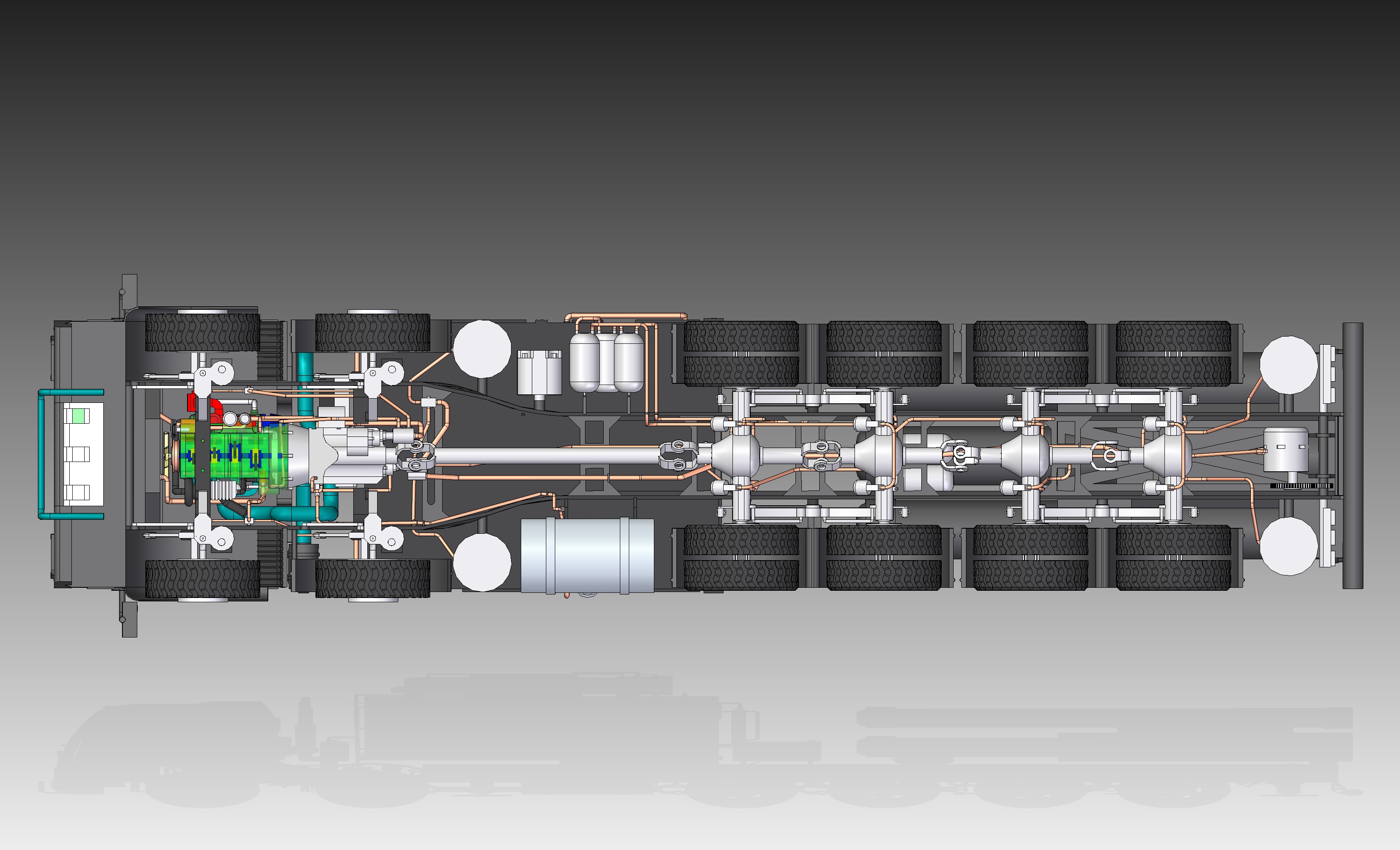 导弹发射车 Brahmos Missile Launcher Truck 洲际导弹移动发射车