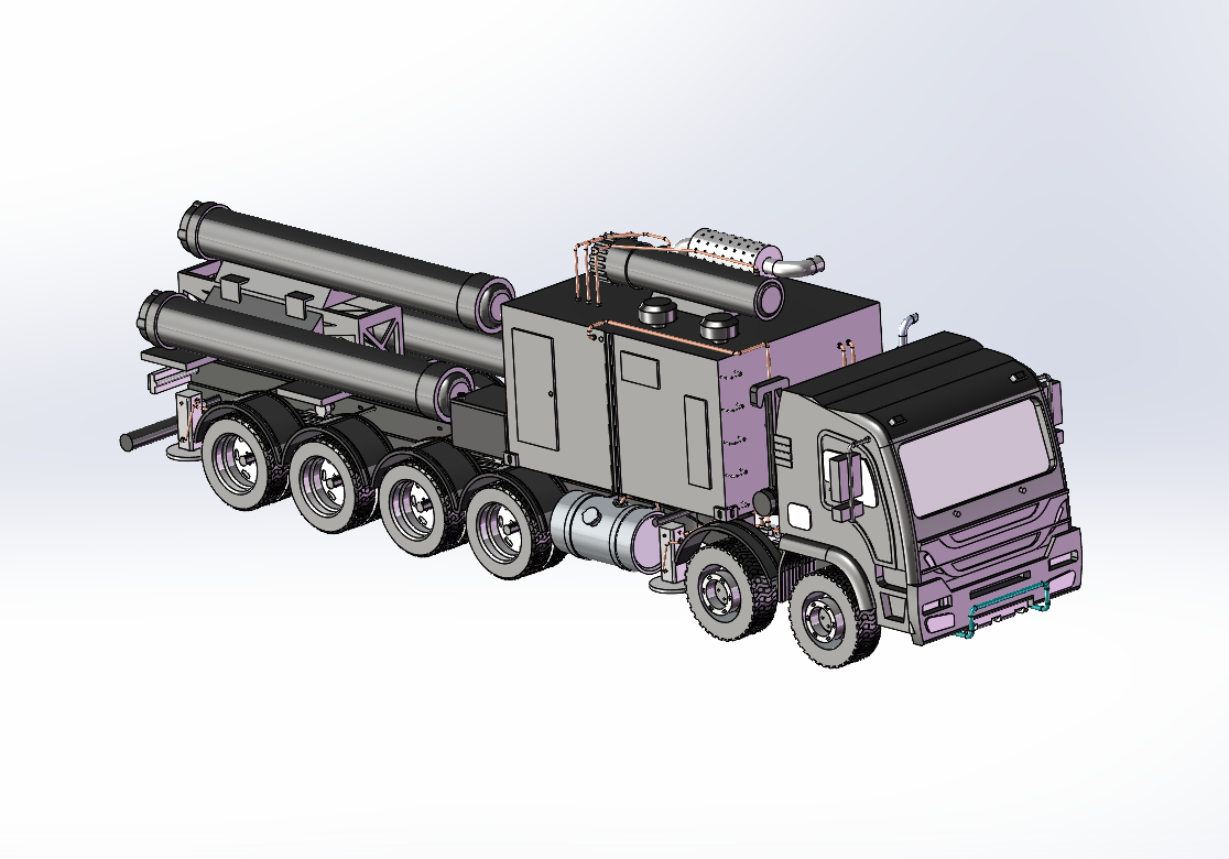 导弹发射车 Brahmos Missile Launcher Truck 洲际导弹移动发射车