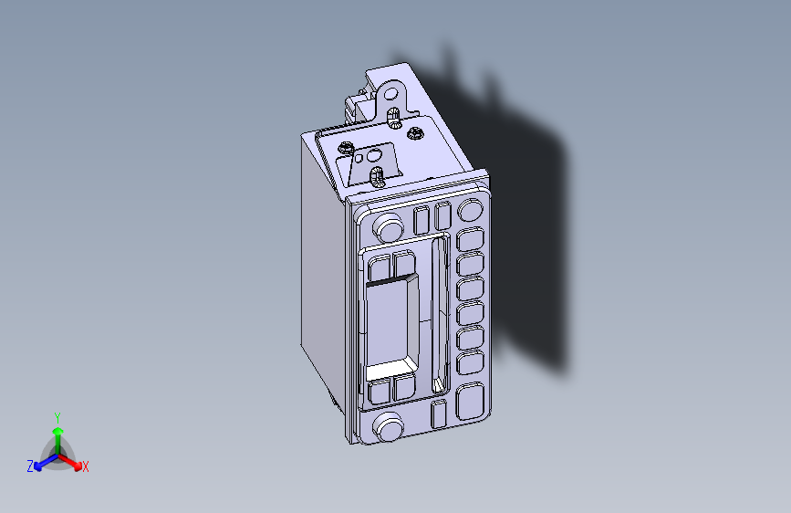 长城哈弗H2 -CD机带支架总成7901