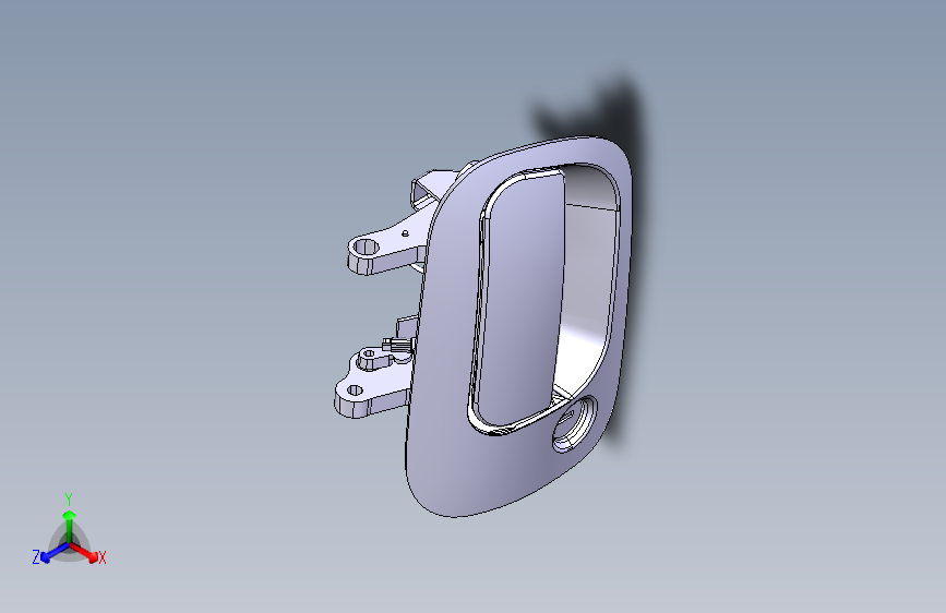 长城哈弗H2 -后背门锁总成6305
