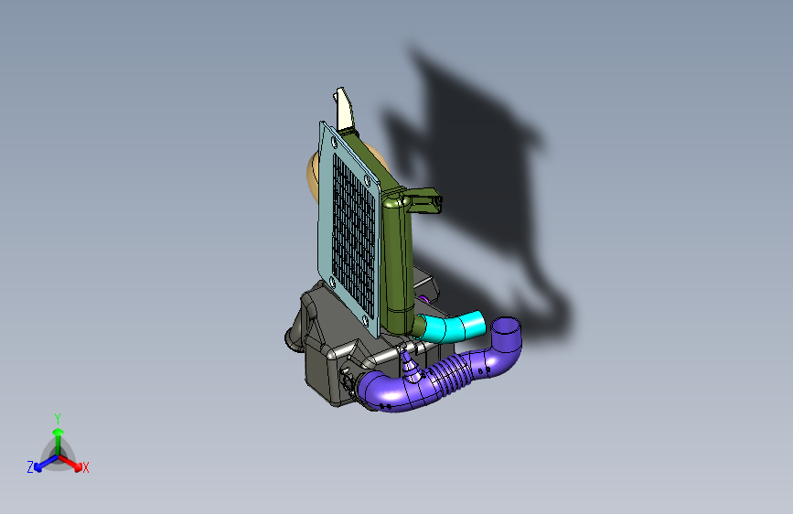 长城哈弗H2 -进气系统装置1132