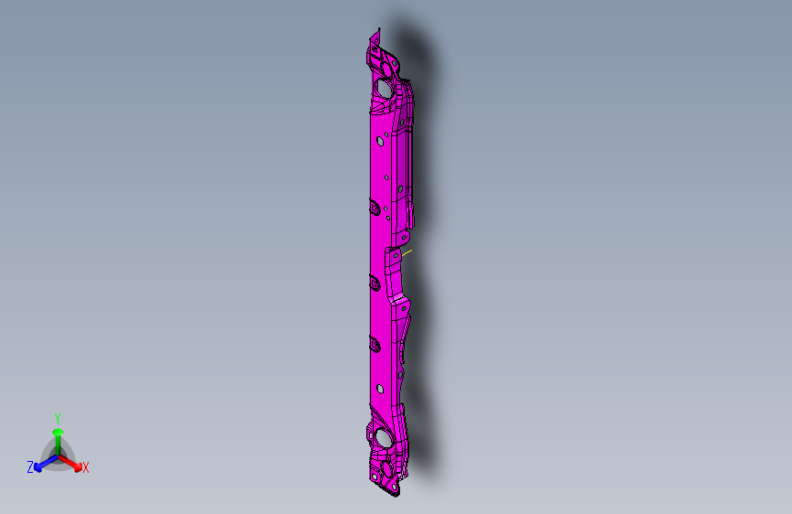 长城哈弗H2 -散热器框架上横梁焊合8400915XSZ08A-S01-110125