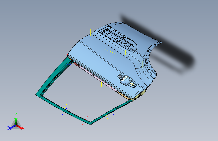 长城哈弗H2 -右后门钣金总成6201200XSZ08A-S01-110125