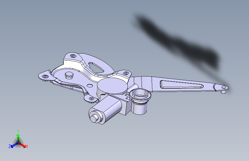 长城哈弗H2 -左后门玻璃升降器总成6204