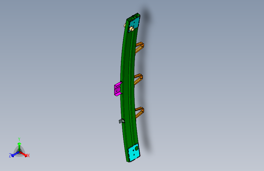 众泰 B40 -2803002 前防撞梁总成装置