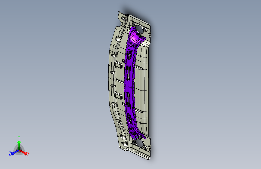 众泰 B40 -5301350 空气室内板总成