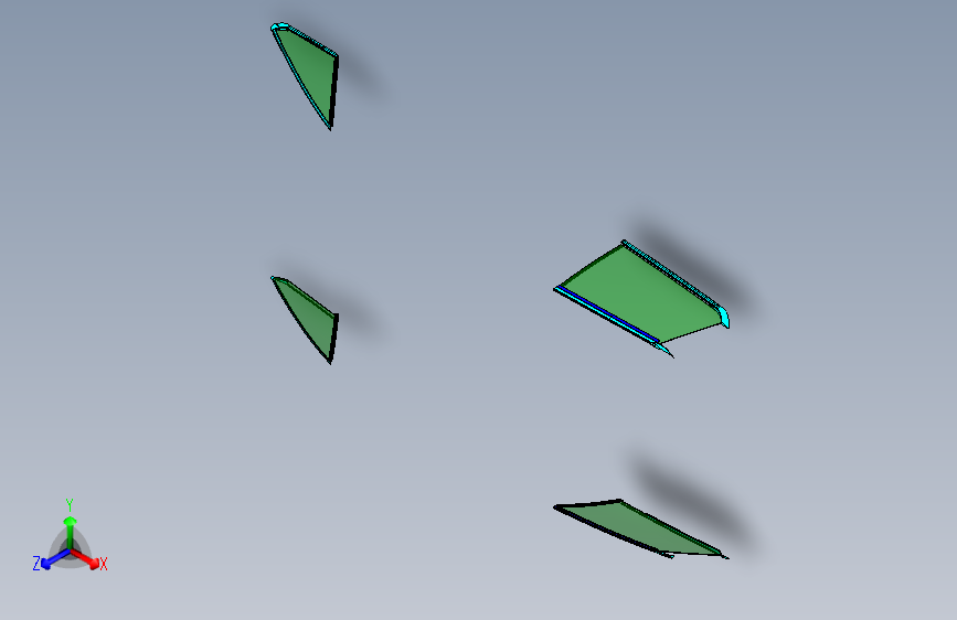 众泰 B40 -5403001 侧围窗总成装置（绿玻）
