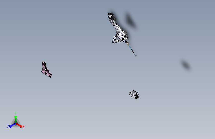 众泰 B40 -6206001 滑门铰链装置