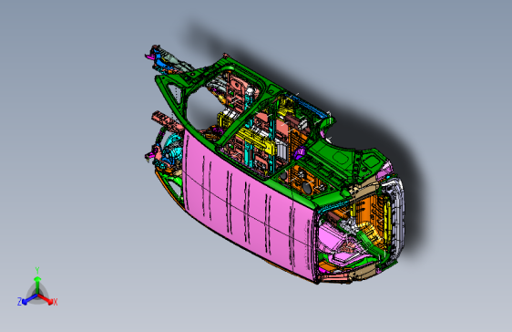 众泰 B40 -5010010 车身骨架总成