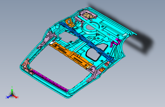 众泰 B40 -6200010002 右后门总成