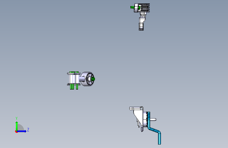 众泰 E200-底盘-1001010A-W11-ENGINE-MOUNTING-SYS