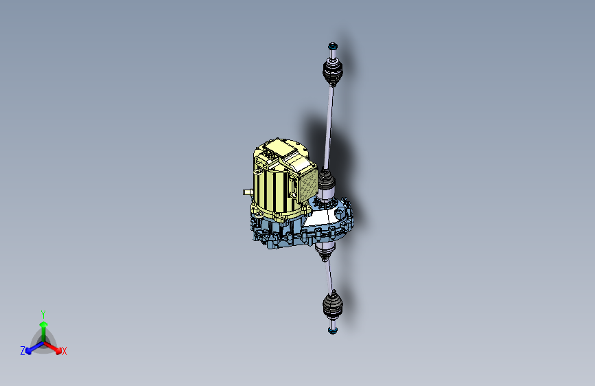 众泰 E200-底盘-3001010A-W11-DRIVE SHAFT INSTAL