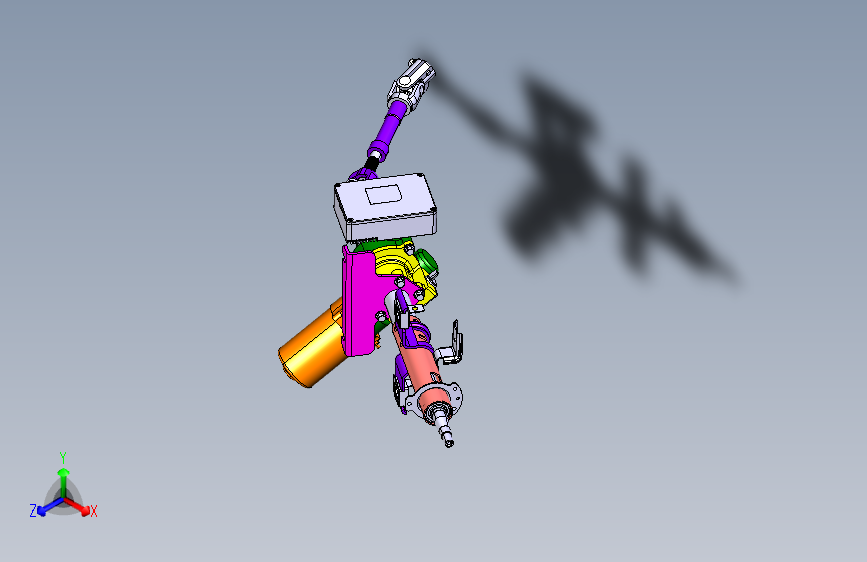 众泰 E200-底盘-3404010A-W11-STEERING-OPERATION-SYSTEM