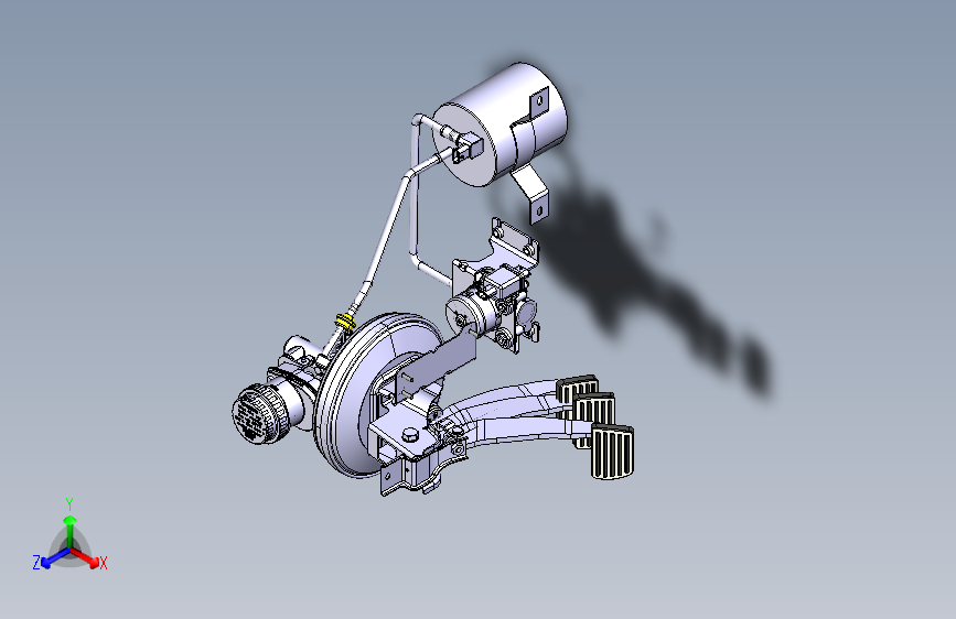 众泰 E200-底盘-3540010A-W11-BRAKING-OPERATION-SYSTEM