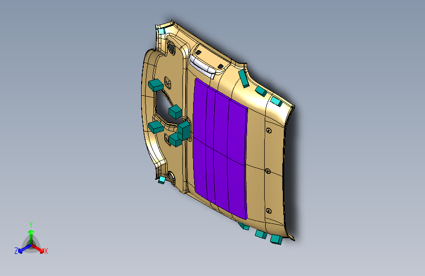 众泰 E200-内饰-5702001A-W11-HEAD LINING INSTALL20150210