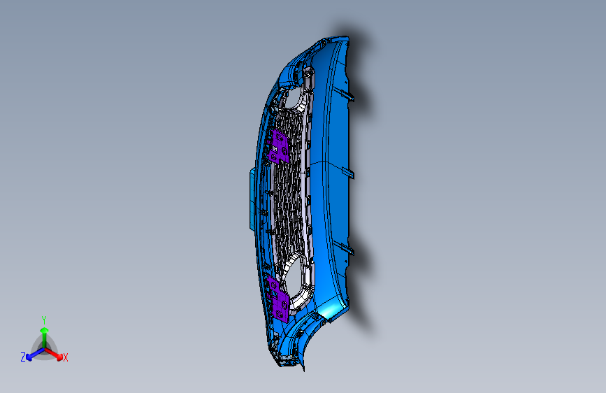 众泰 E200-外饰-2803001A-W11-FRT BUMPER INSTALL-20140916