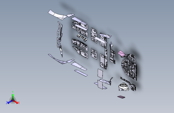 众泰 T600 -5110001 阻尼板