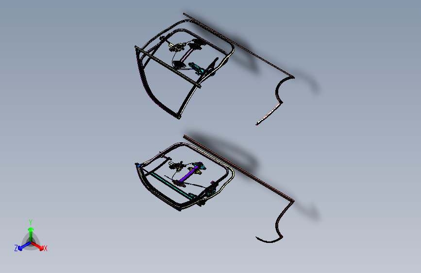 众泰 T600 -6100001 前门车身附件装置