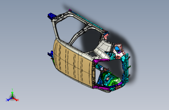 众泰 T300 -M12上车身总成
