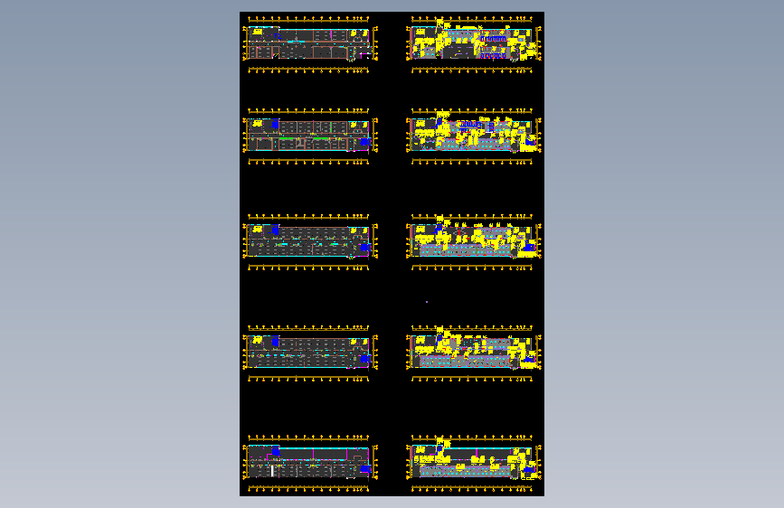 许昌职业技术学院室内装修设计施工图972264==wb10