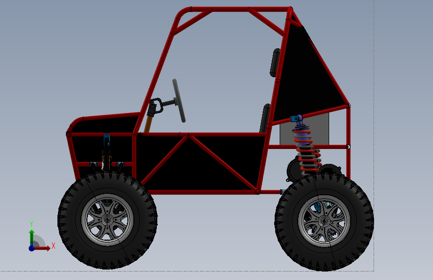 越野车BAJA ATV CAD模型