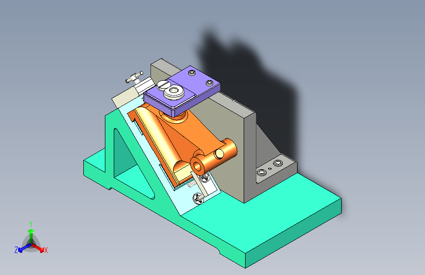 机床尾座体工艺和钻14斜孔夹具设计含CAD图