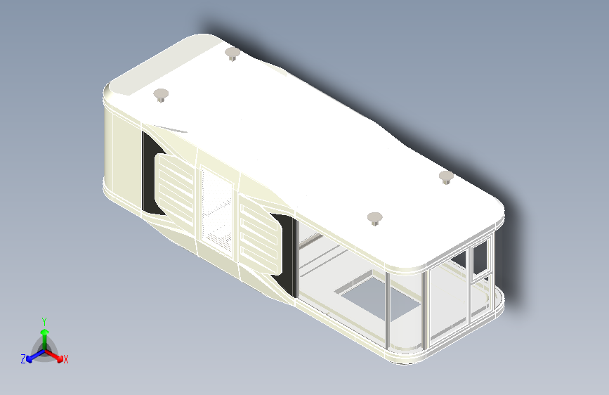 9米标准版民宿太空舱三维