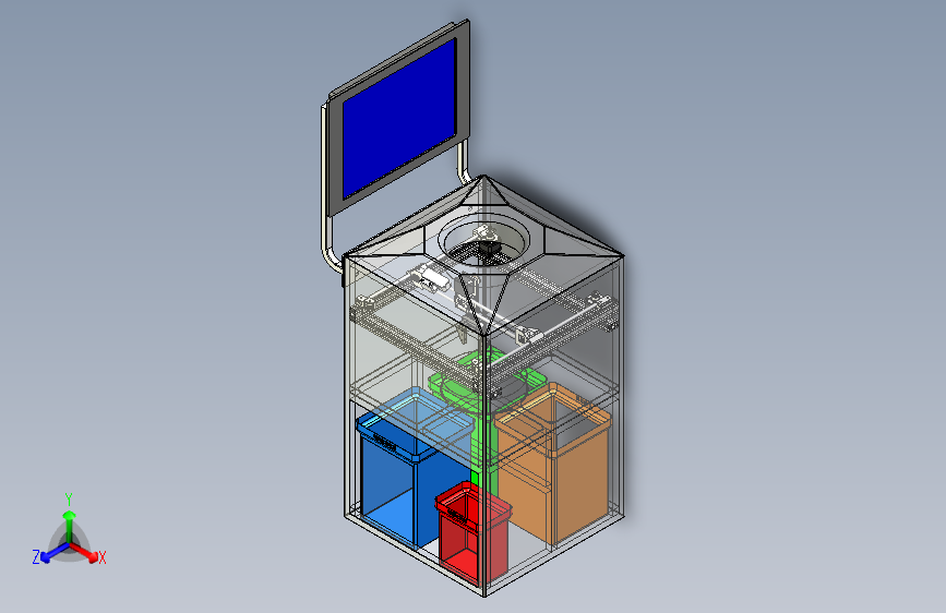 智能分类垃圾桶.stp