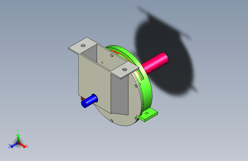 简易排种器设计-花生排种器含三维SW模型.stp