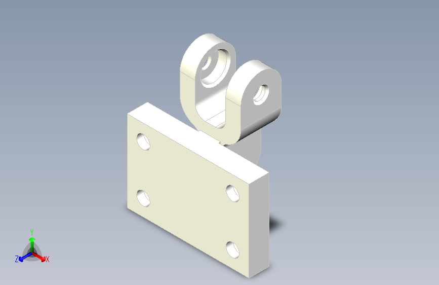 镜向气缸支架xt