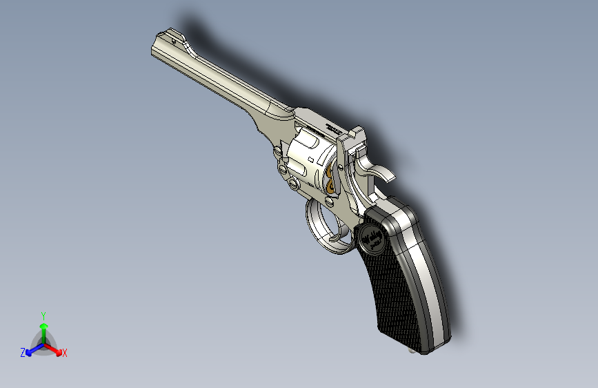 1179-Webley .38，第4代左轮手枪