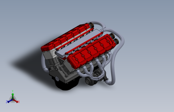 双涡轮V12发动机