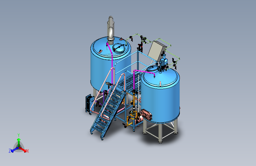 10BBL两器糖化系统