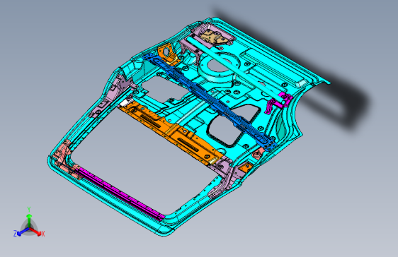 众泰 B40 -6200010002 右后门总成