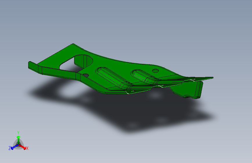众泰 B40 -5401733 前轮罩上边外板后延伸板
