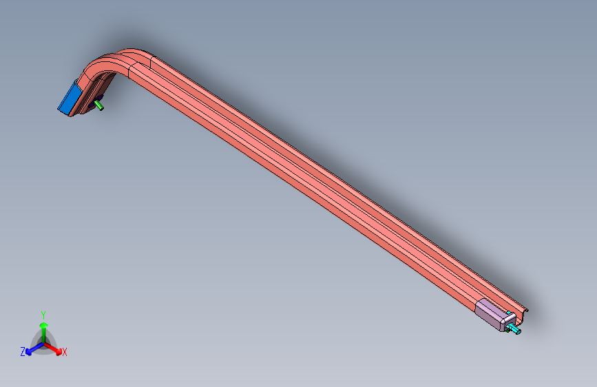 众泰 B40 -6209110002 右滑门中滑轨总成